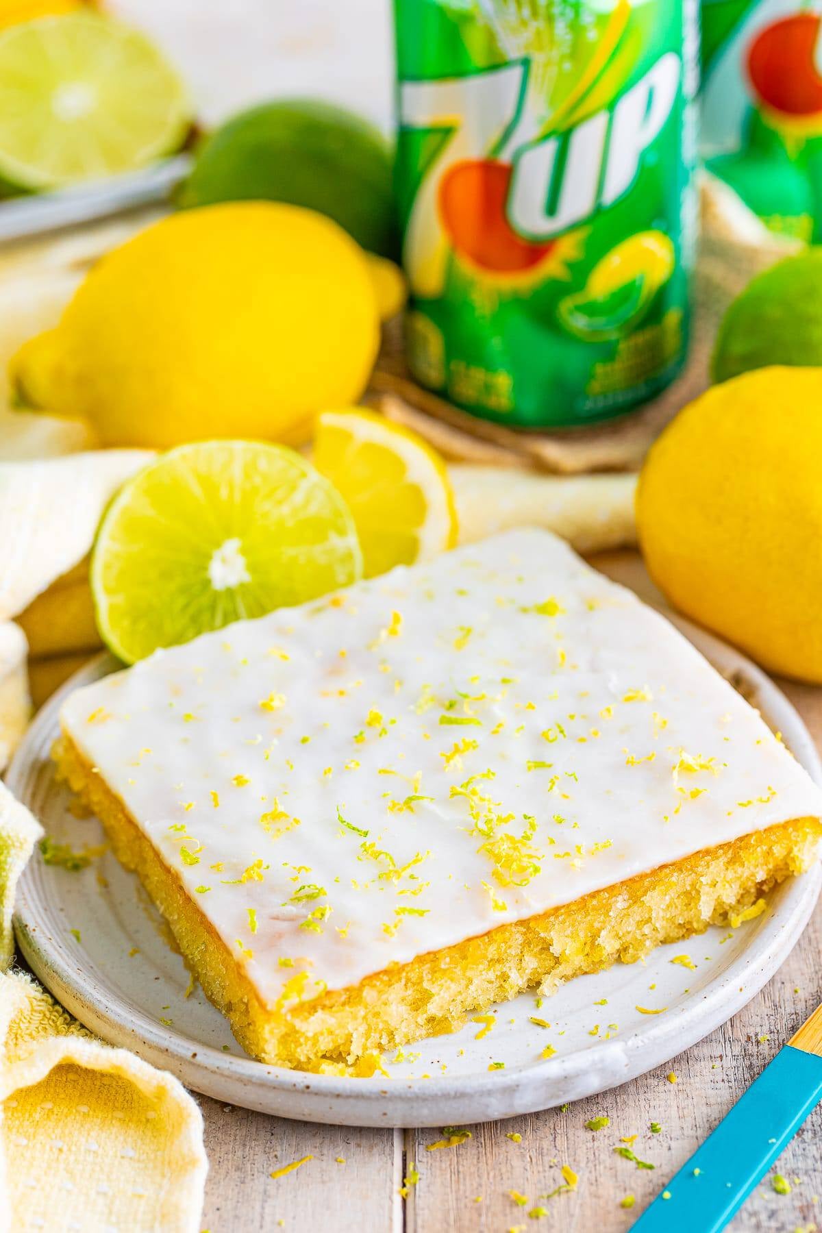 7Up Cake Recipe (from Scratch Sheet Cake)