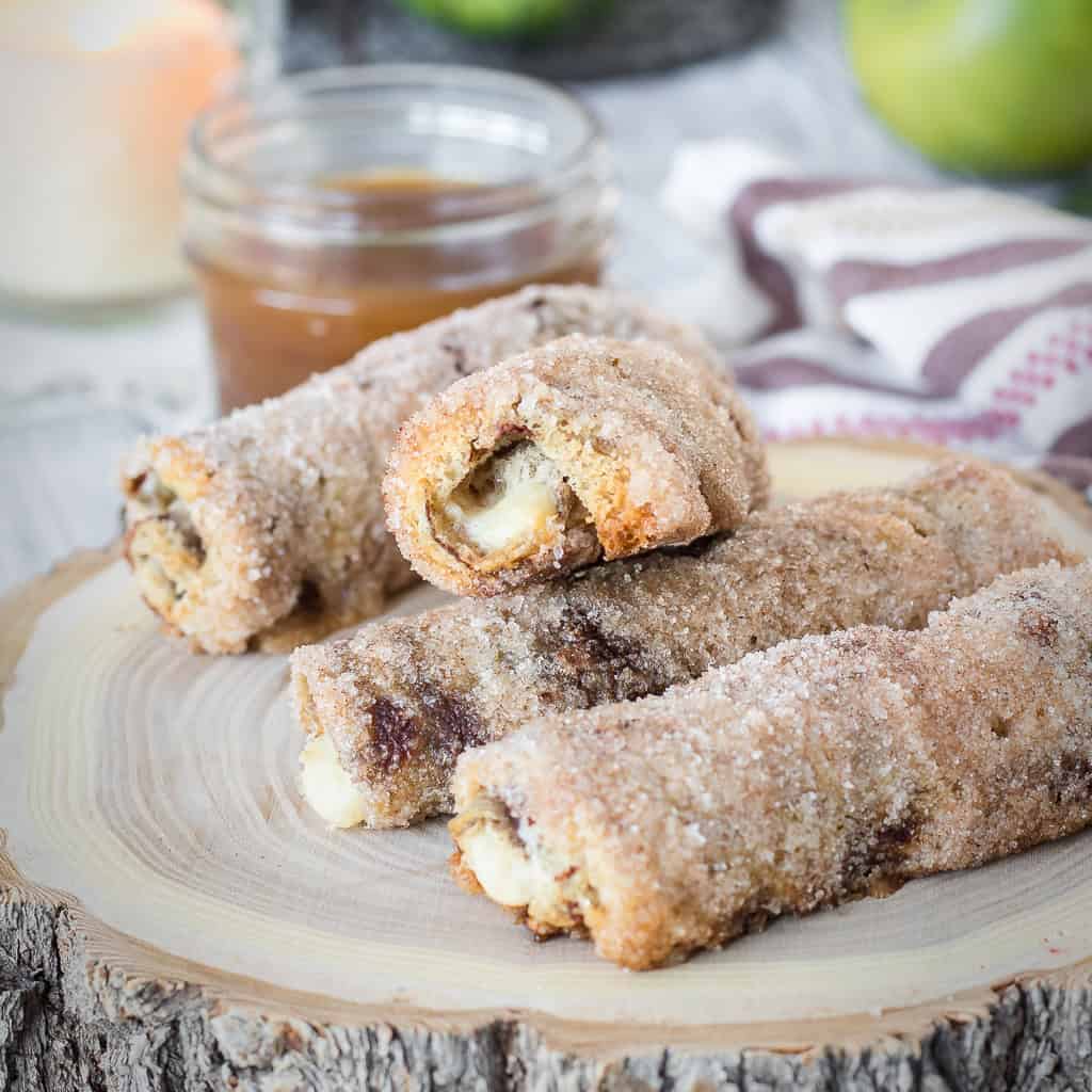 Apple Cinnamon Cream Cheese Roll Ups