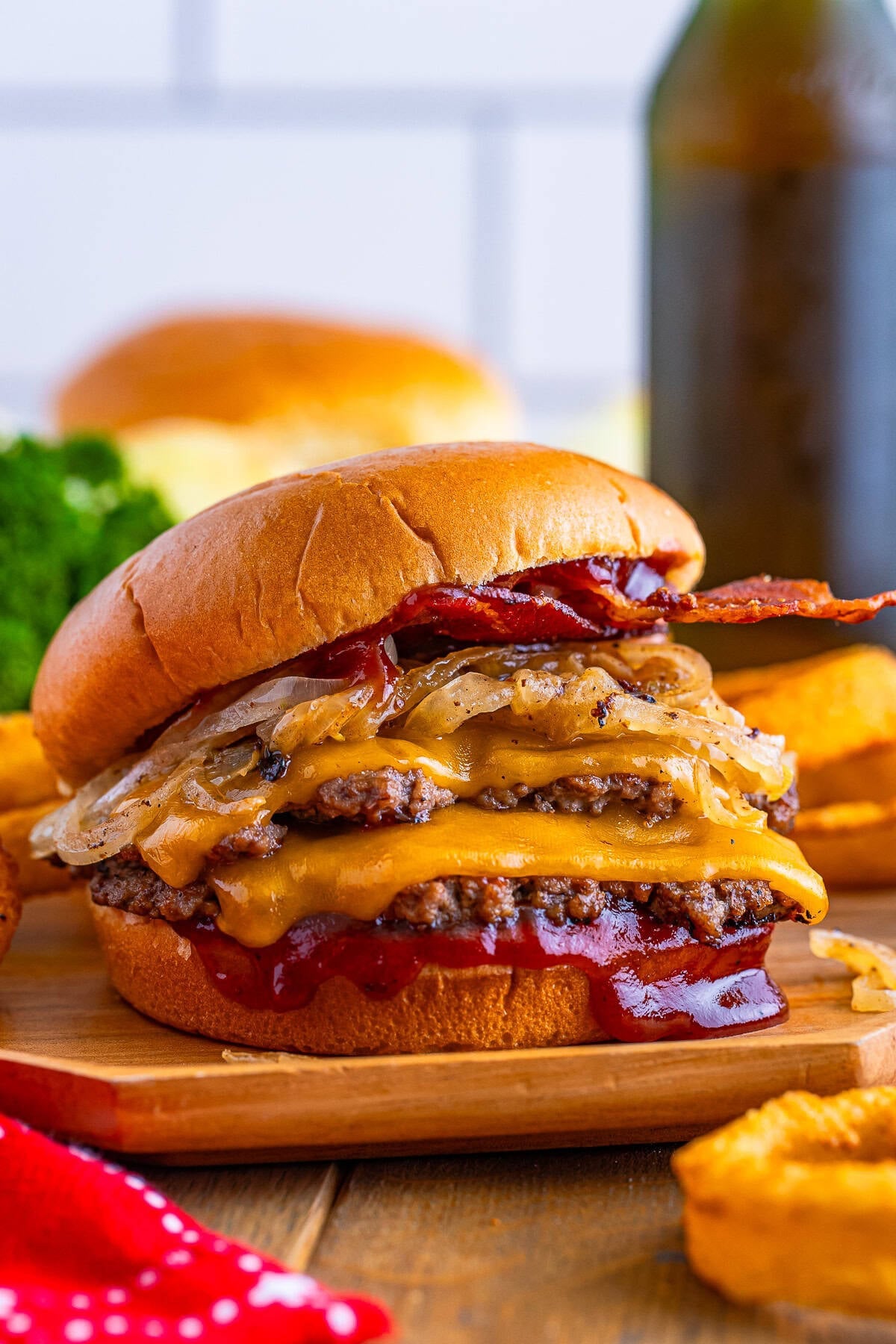 BBQ Bacon Blackstone Smash Burgers Recipe