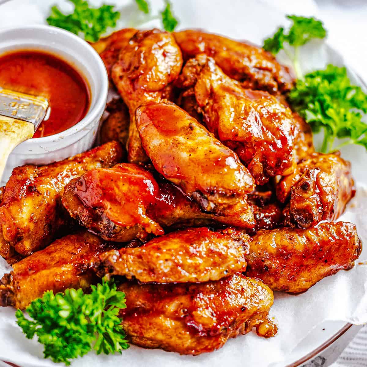 Easy Slow Cooker BBQ Chicken Wings