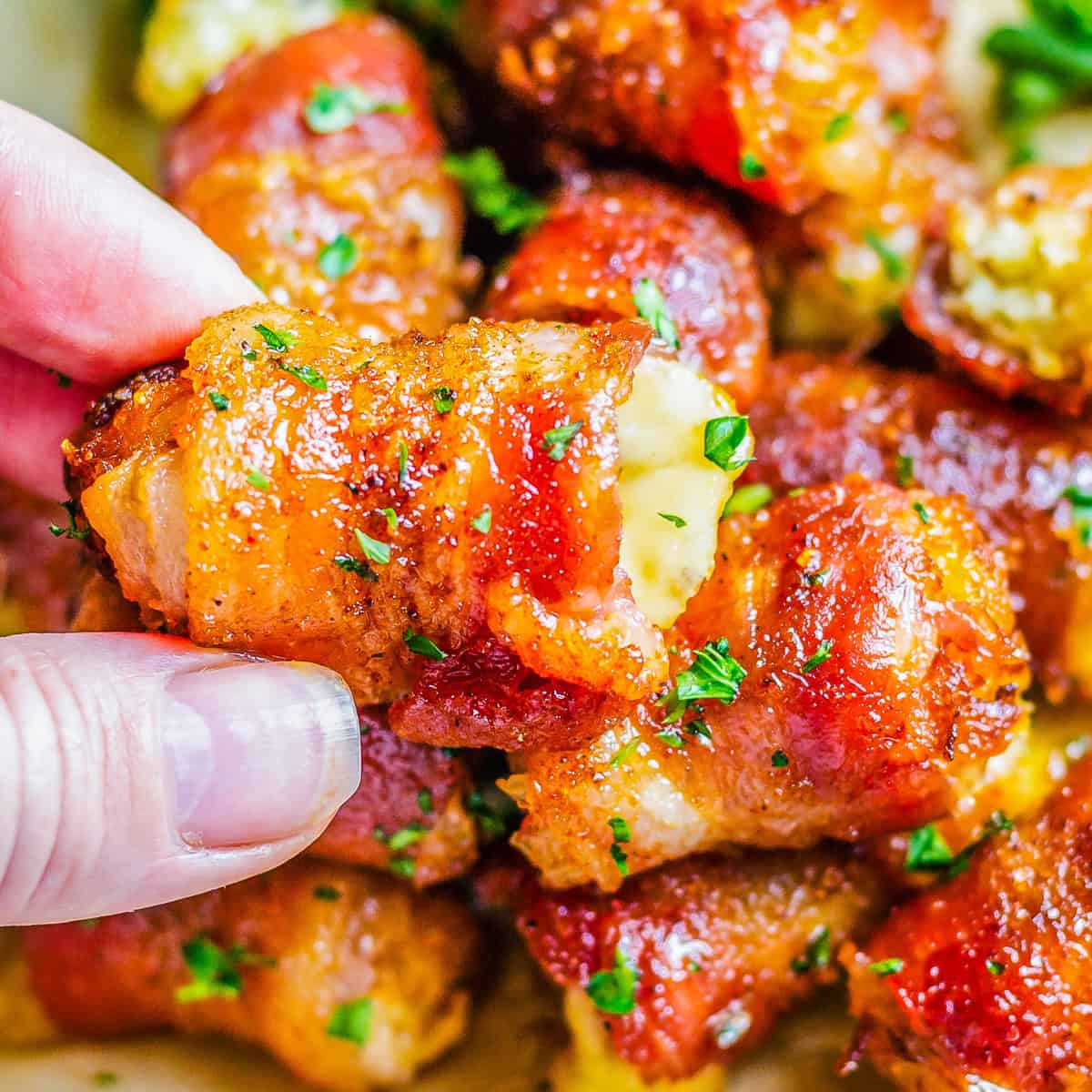 Sweet & Spicy Bacon Bomb Appetizer Recipe