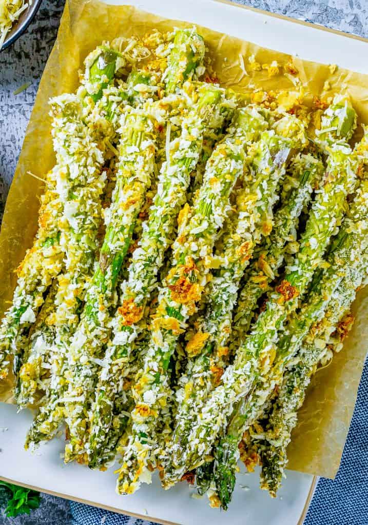 Crispy Baked Parmesan Asparagus Fries Recipe