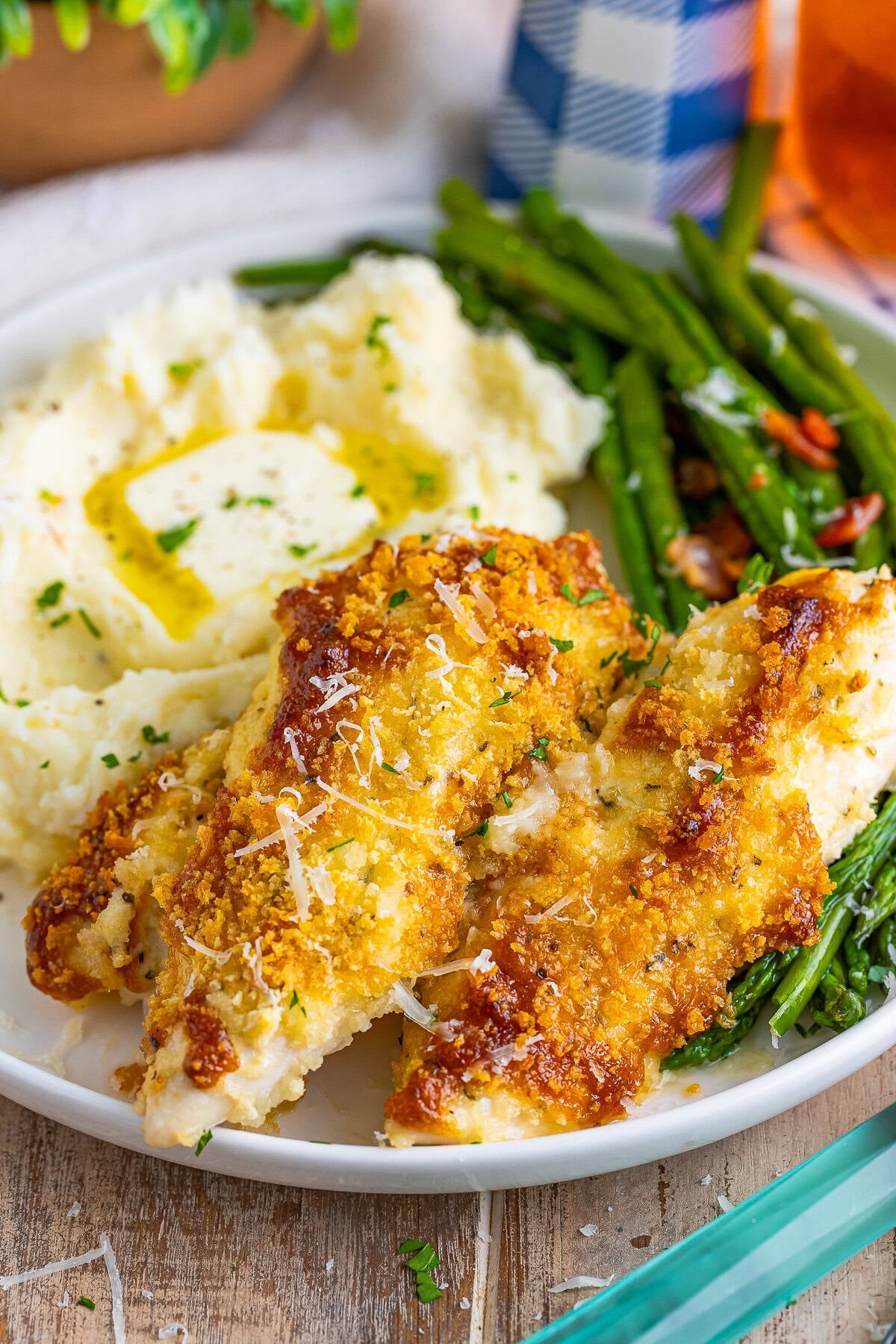 Parmesan Coated Oven Baked Chicken Tenders