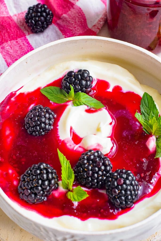 Homemade Fresh Blackberry Sauce Recipe