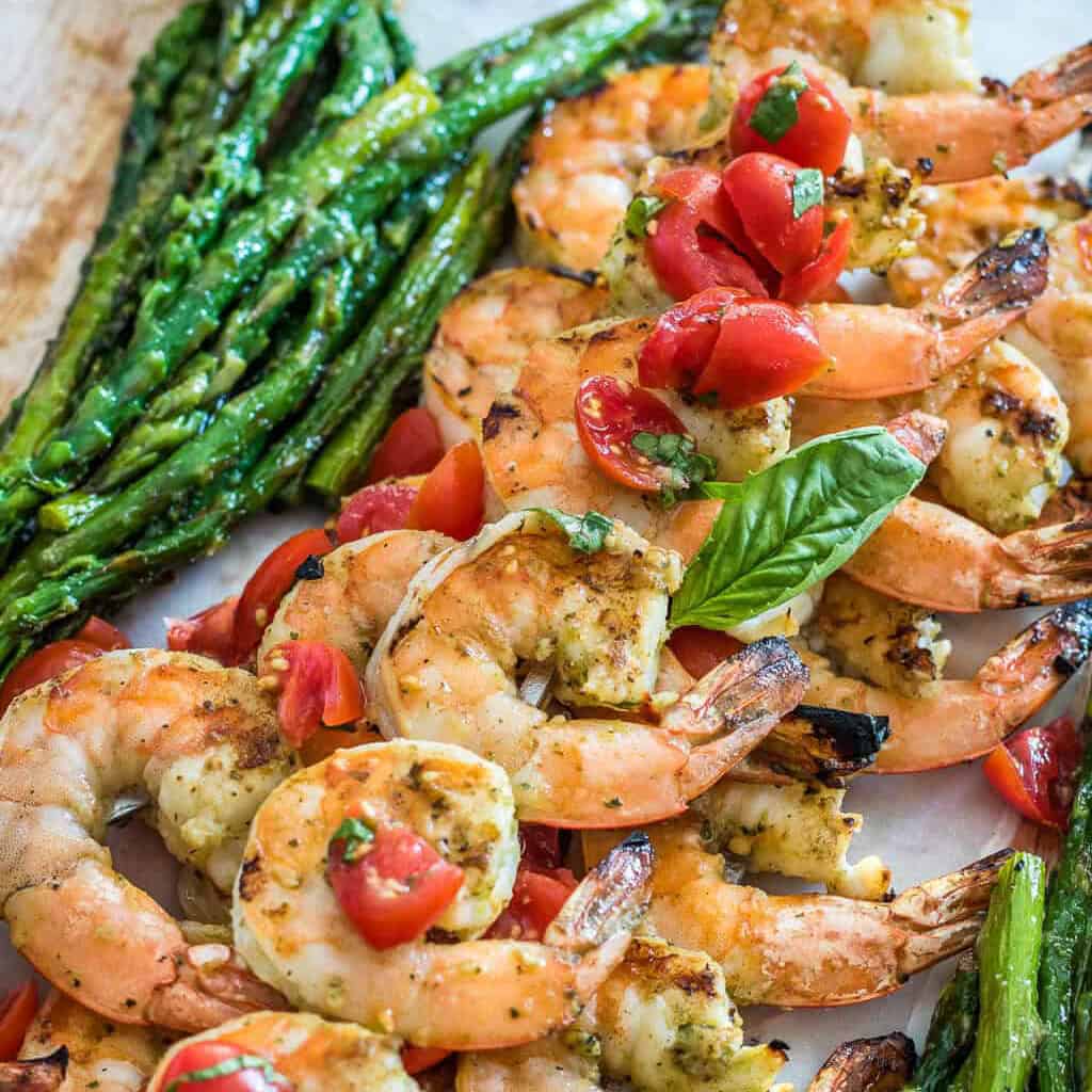 Bruschetta Grilled Shrimp