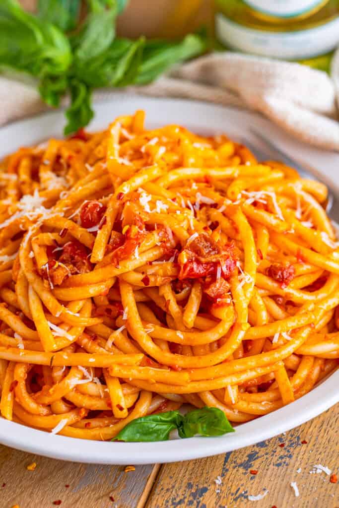 Homemade Bucatini all’Amatriciana Recipe