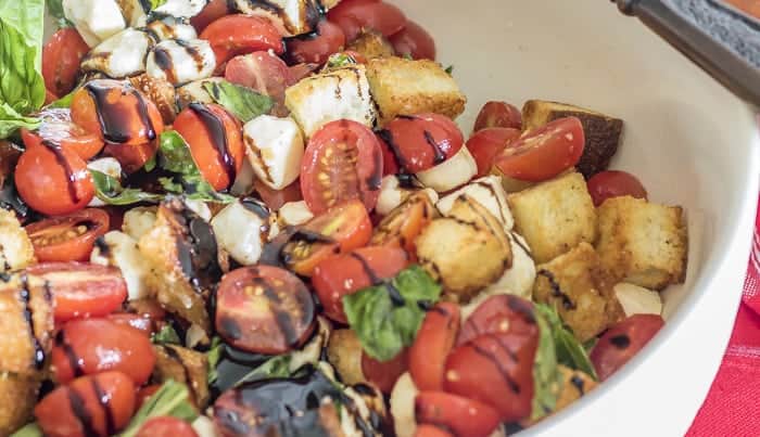 Caprese Panzanella Salad