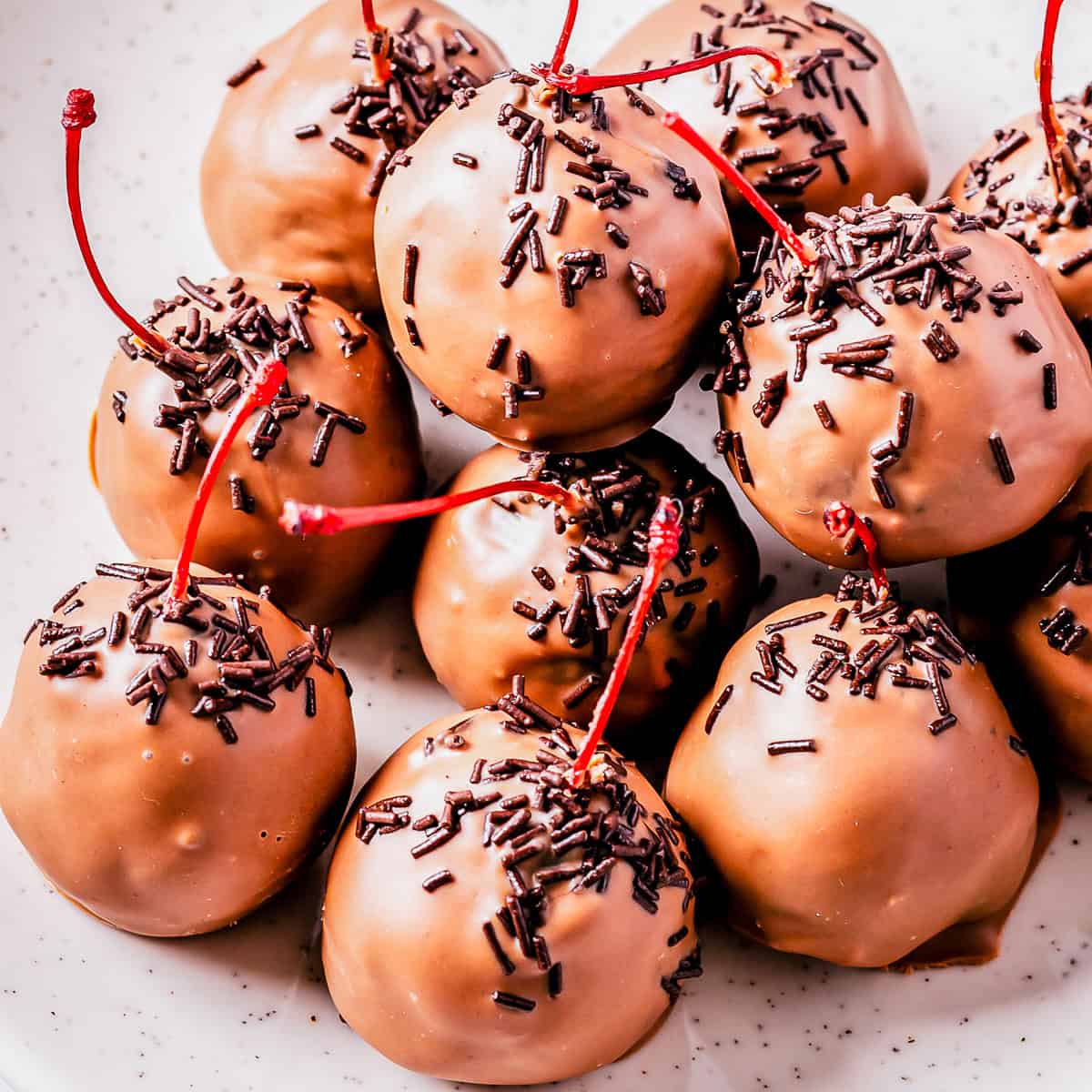 Chocolate Cherry Oreo Truffles