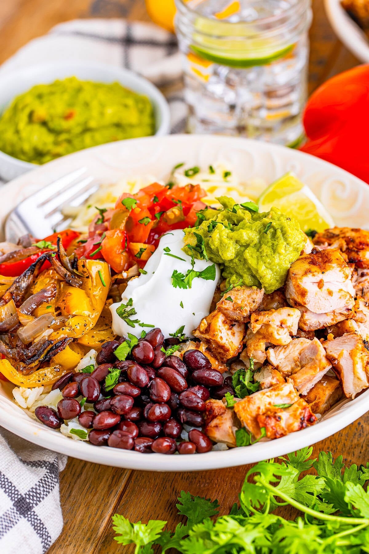 Easy Chipotle Bowl Recipe (Copycat Chicken Burrito Bowl)
