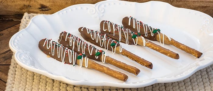 Dipped Chocolate Peanut Butter Pretzels