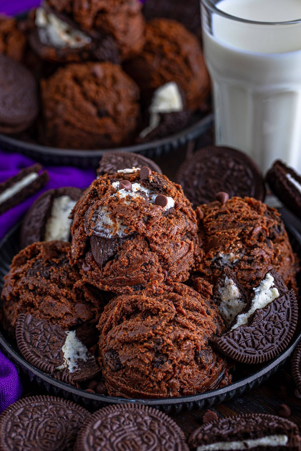 Edible Chocolate Cookie Dough with Oreos