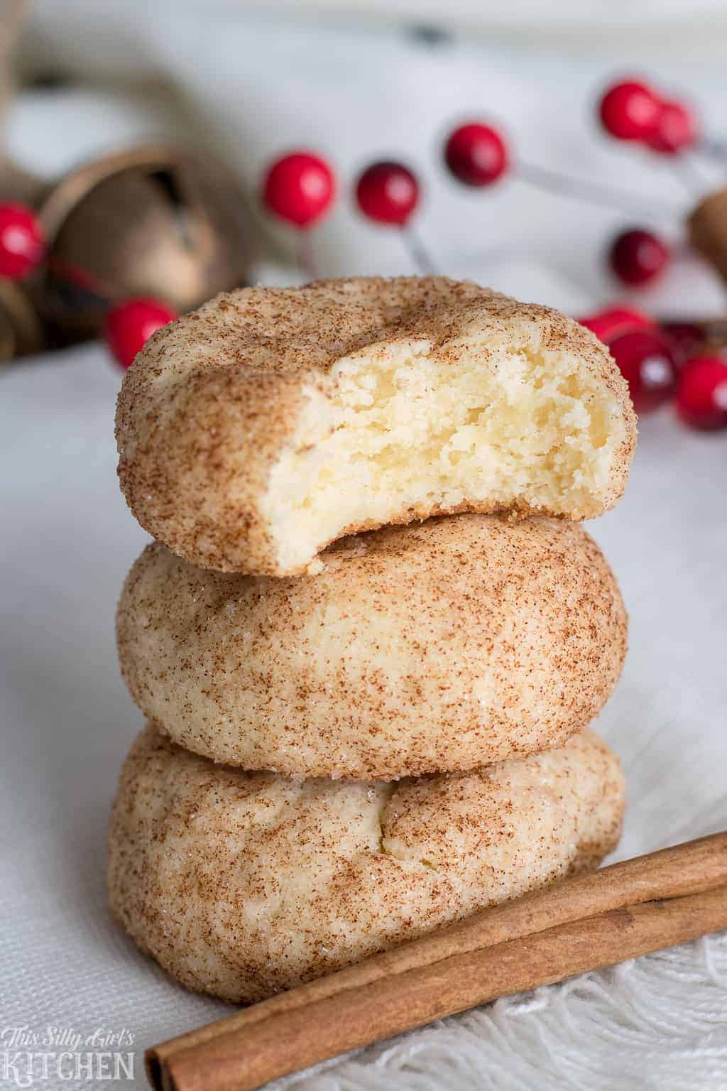 Easy Cream Cheese Cookies Recipe (Cinnamon Sugar)