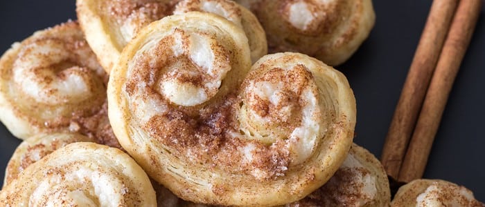 Easy Cinnamon Cream Cheese Palmier Recipe