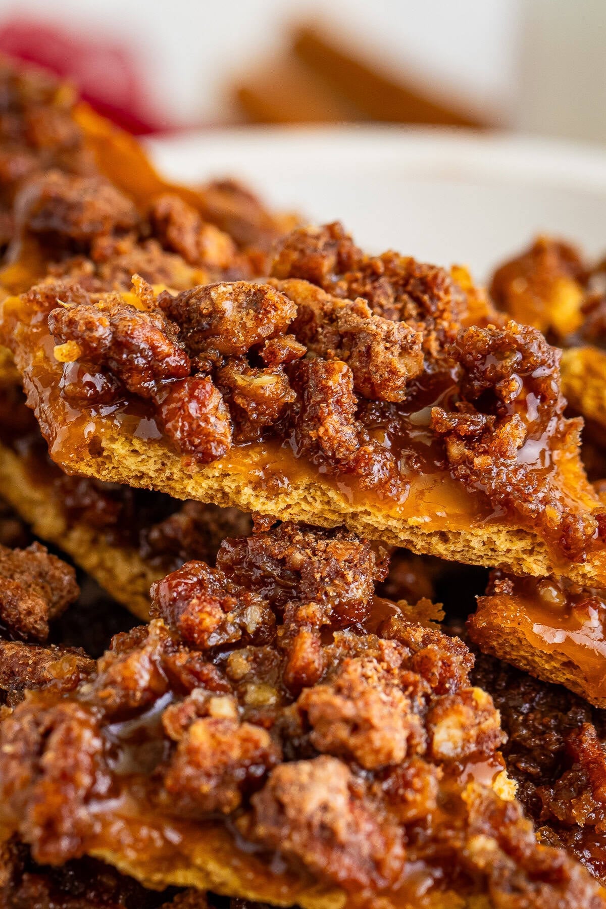 Cinnamon Sugar Graham Cracker Crack (Pecan Toffee Bars)