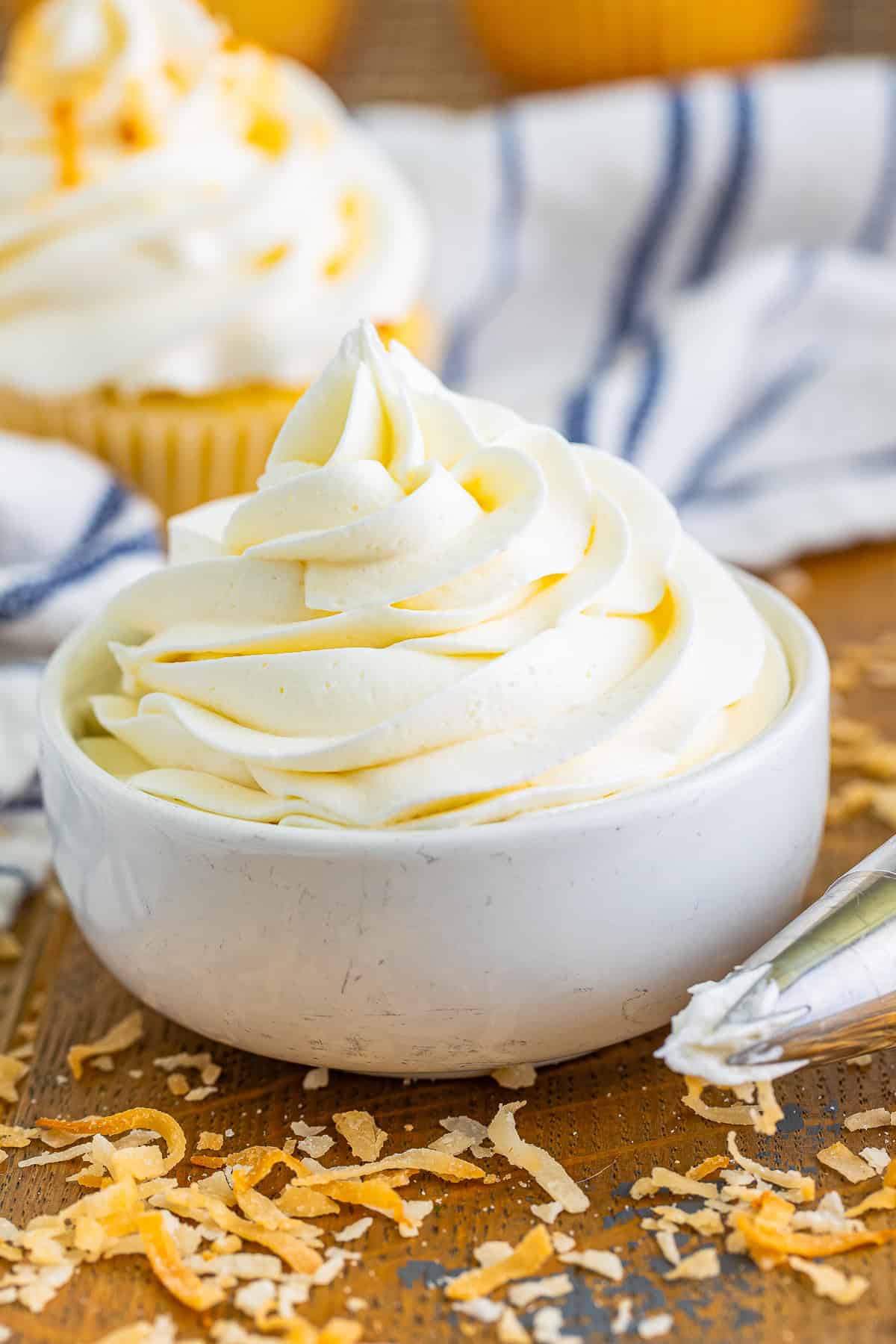 Easy Fluffy Coconut Frosting Recipe