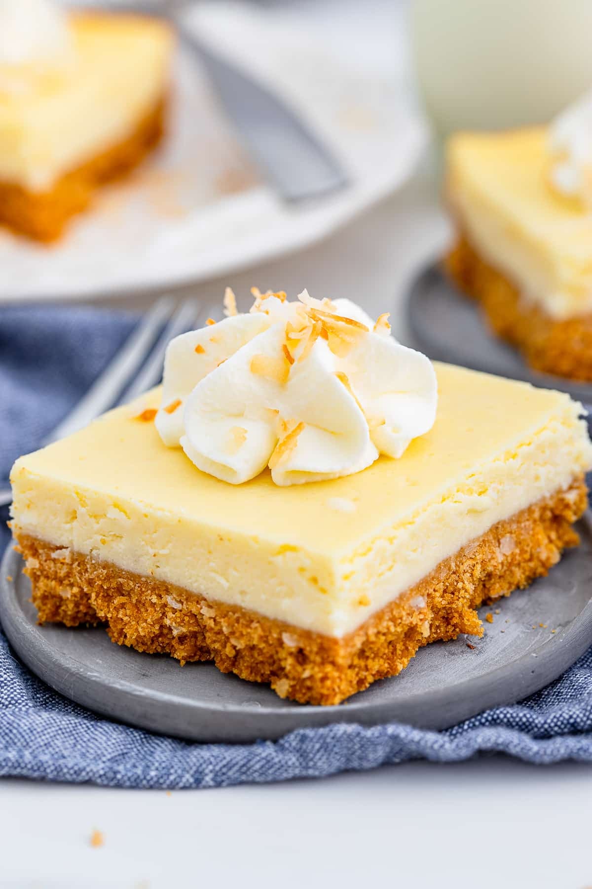 Coconut Cheesecake Bars (Best & Easy Recipe)
