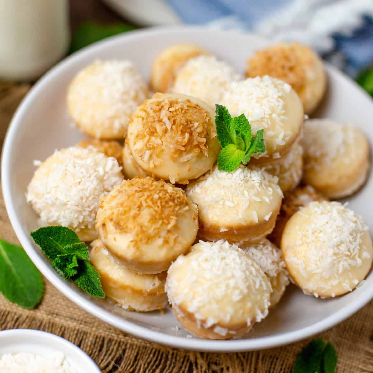 Baked Coconut Donut Holes