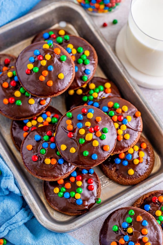 Easy Cosmic Brownie Cookies
