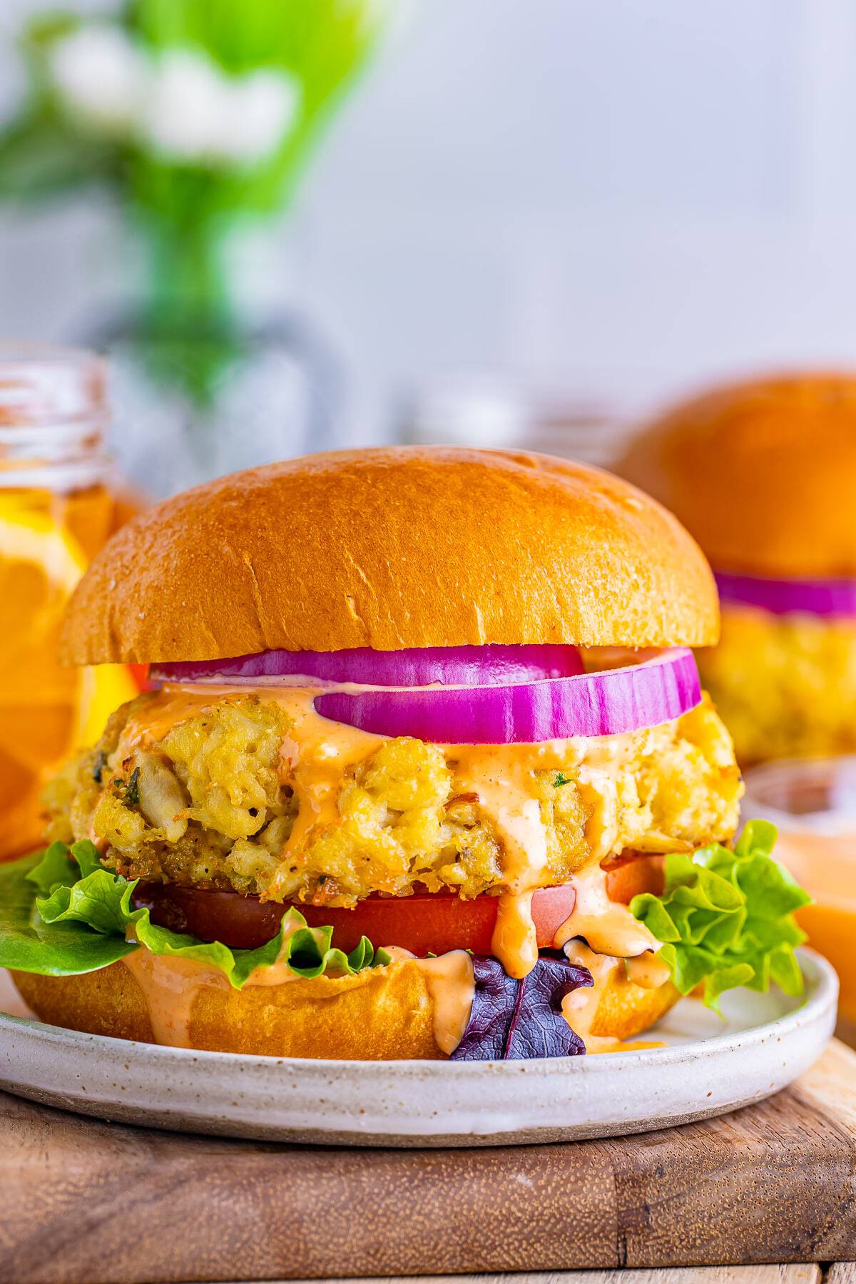 Maryland Lump Crab Cake Sandwich (with Old Bay)