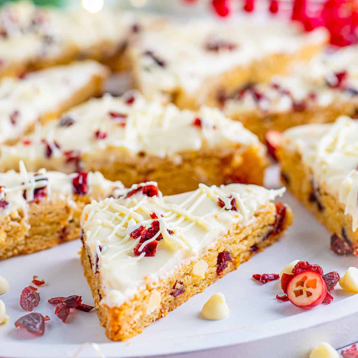Starbucks Copycat Cranberry Bliss Bars