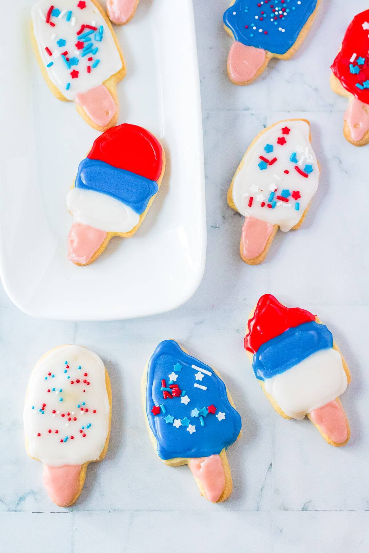 Popsicle Cut Out Sugar Cookies Recipe