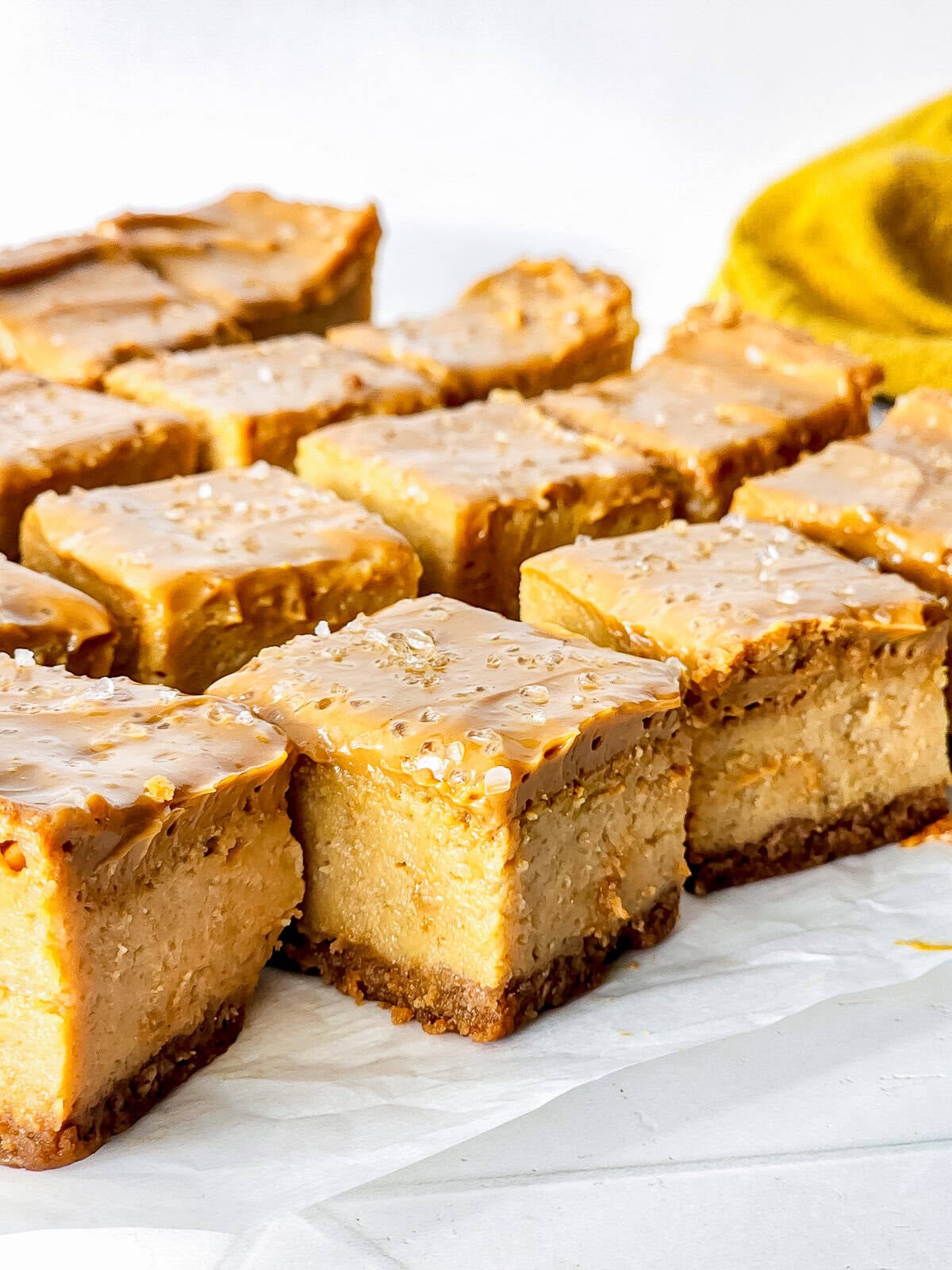 Dulce de Leche Cheesecake Bars Recipe