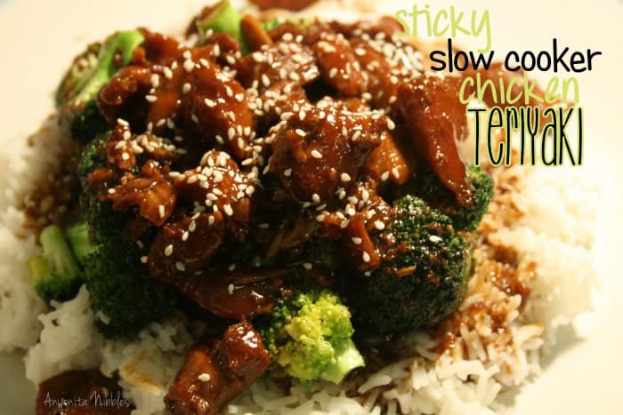 Sticky Slow Cooker Chicken Teriyaki {Guest Post}