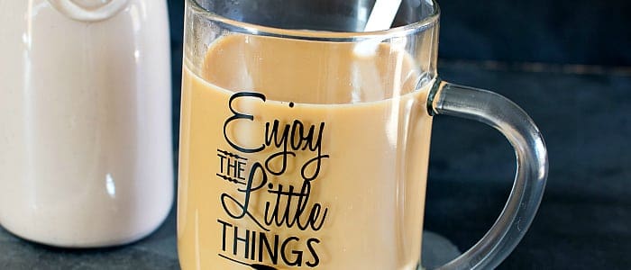 Homemade Chocolate Hazelnut Coffee Creamer