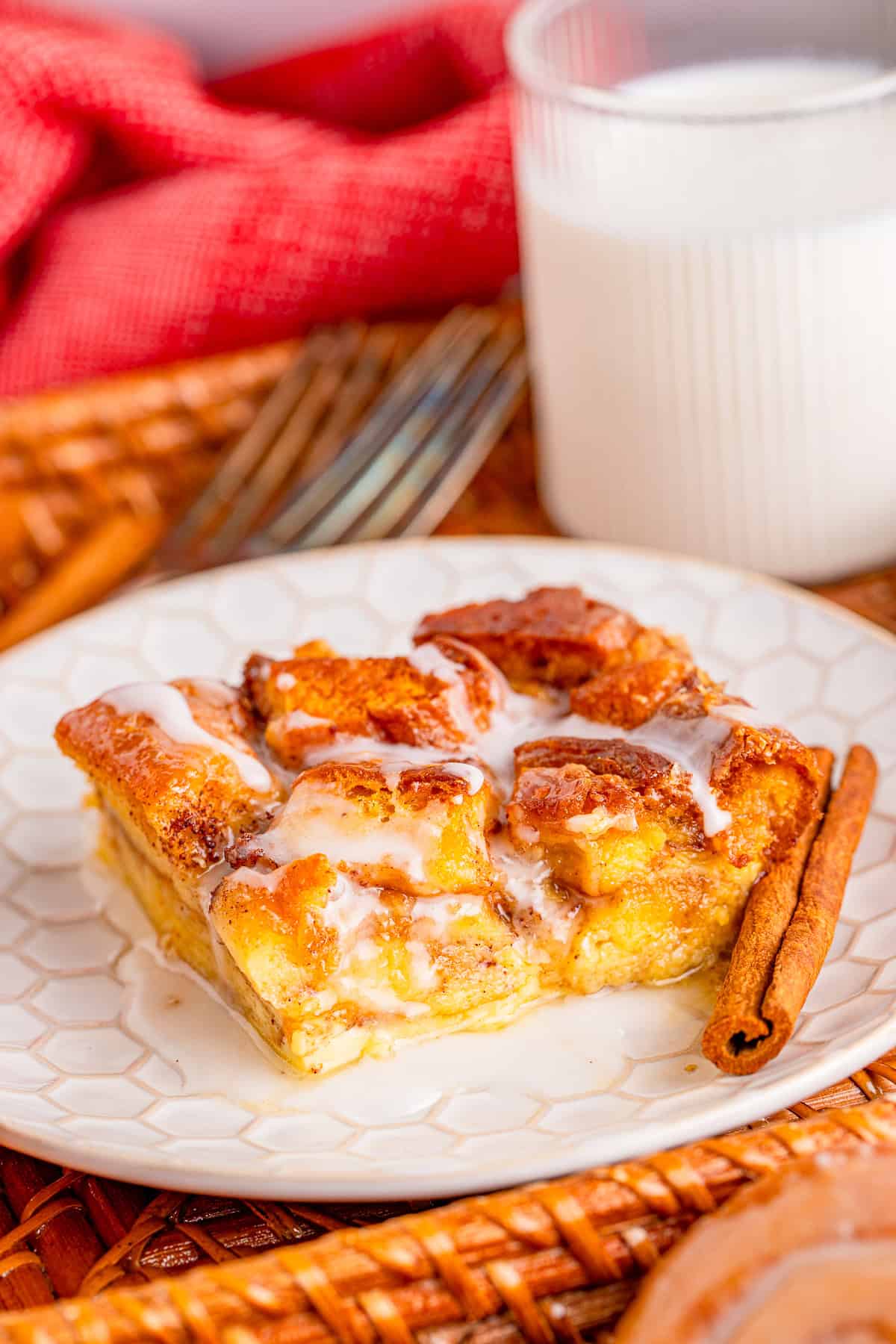 Simple Bread Pudding Recipe Made with Honey Buns