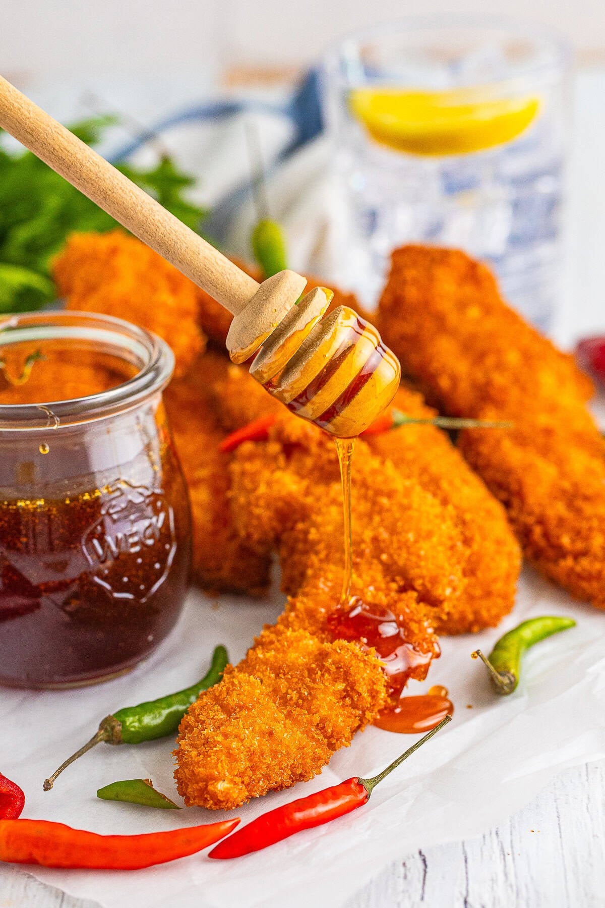 Crispy Fried Hot Honey Chicken Recipe