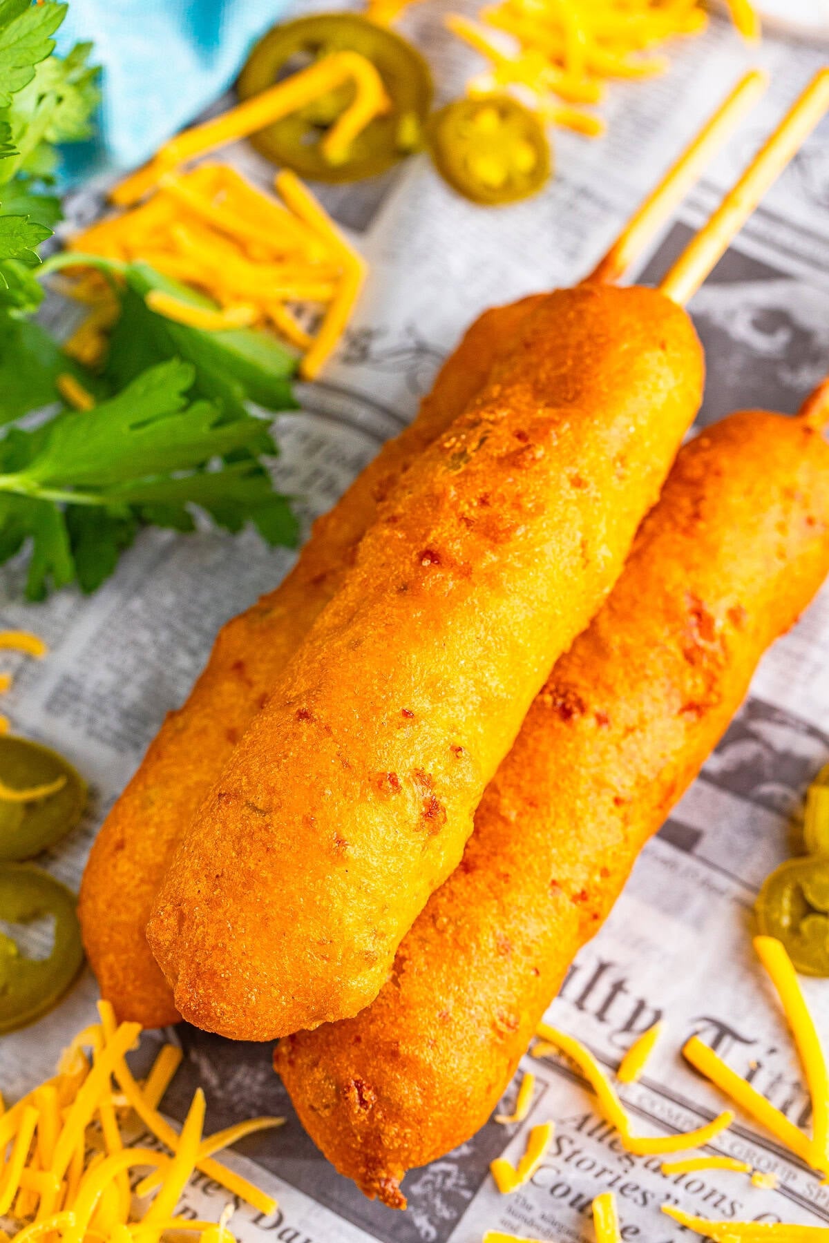 Homemade Jalapeno Cheddar Corn Dogs Recipe