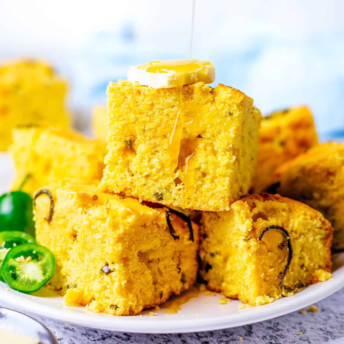 Jalapeno Cornbread Recipe with Honey
