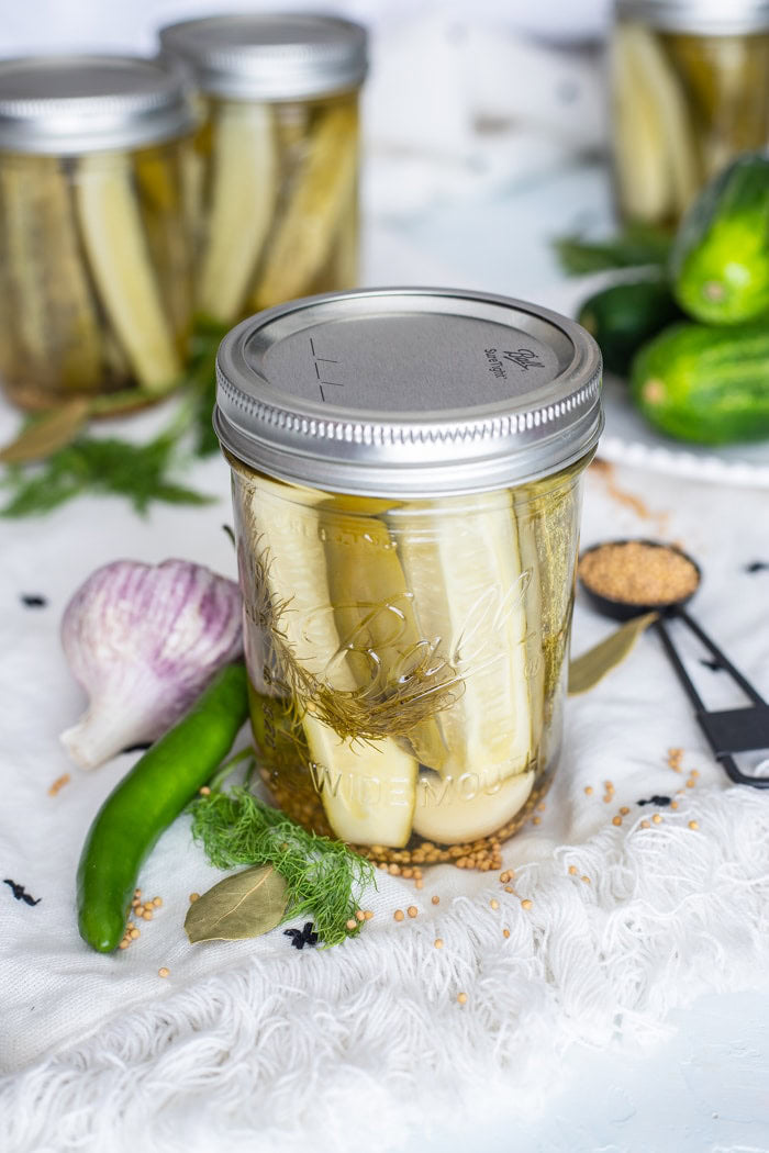 Homemade Pickles (Dill Pickle Recipe for Canning)