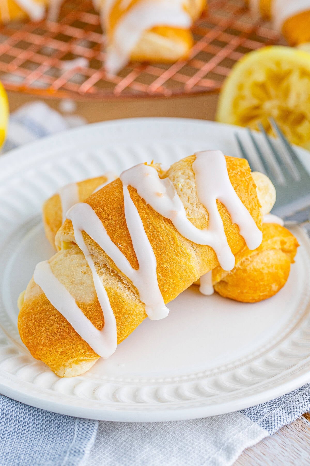 Easy Lemon Cheesecake Crescent Rolls