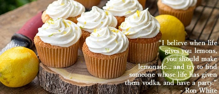 Lemon Lime Angel Food Cake Cupcakes