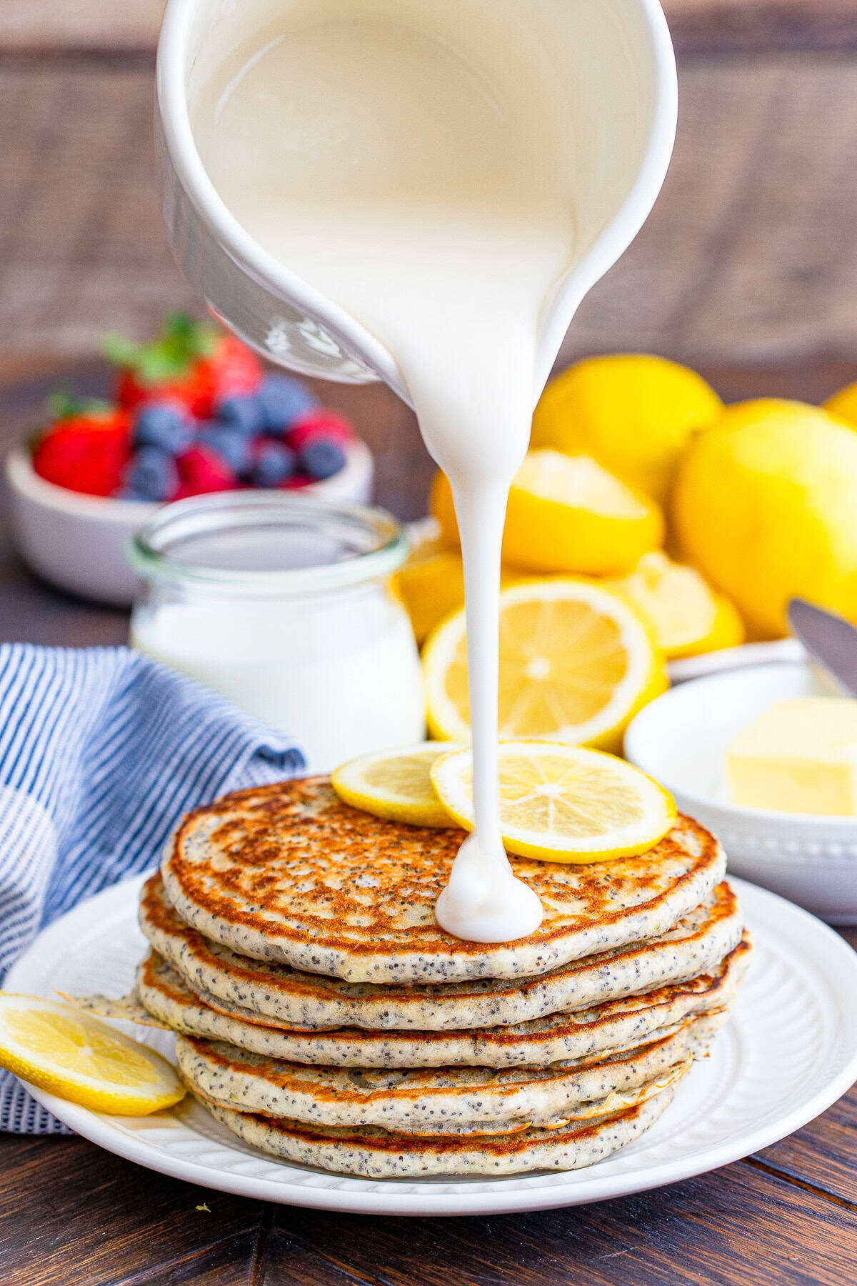 Lemon Poppy Seed Pancakes Recipe