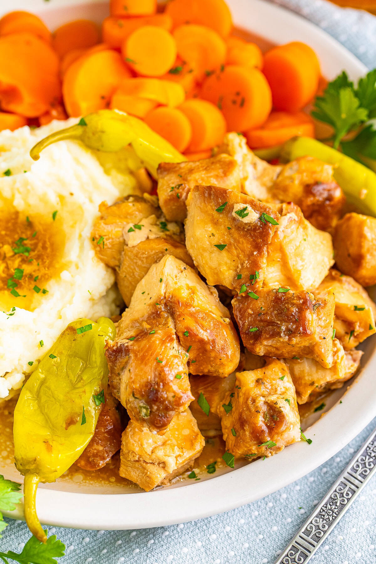Easy Slow Cooker Mississippi Chicken Bites Recipe