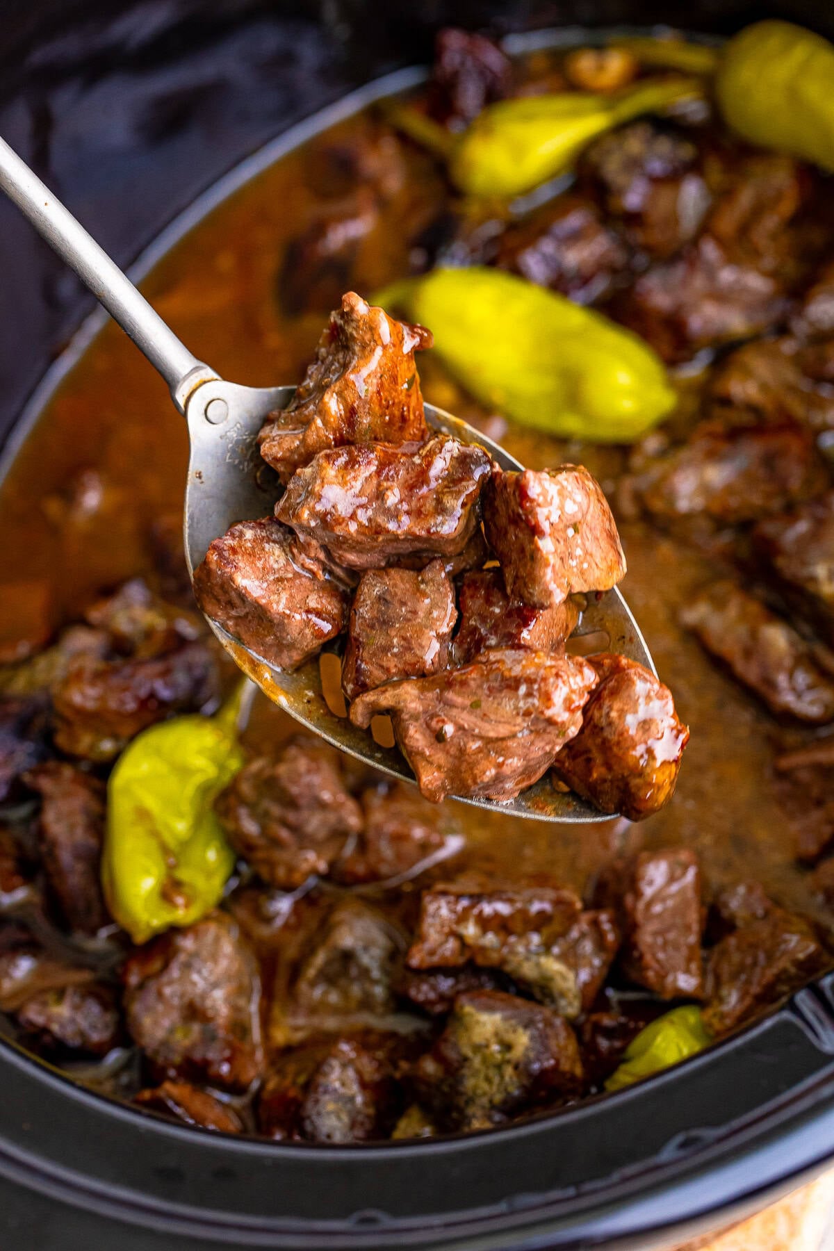 Easy Slow Cooker Mississippi Steak Bites Recipe