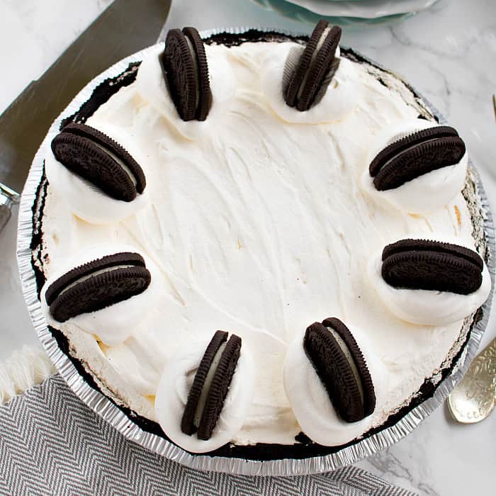 No Bake Oreo Pie