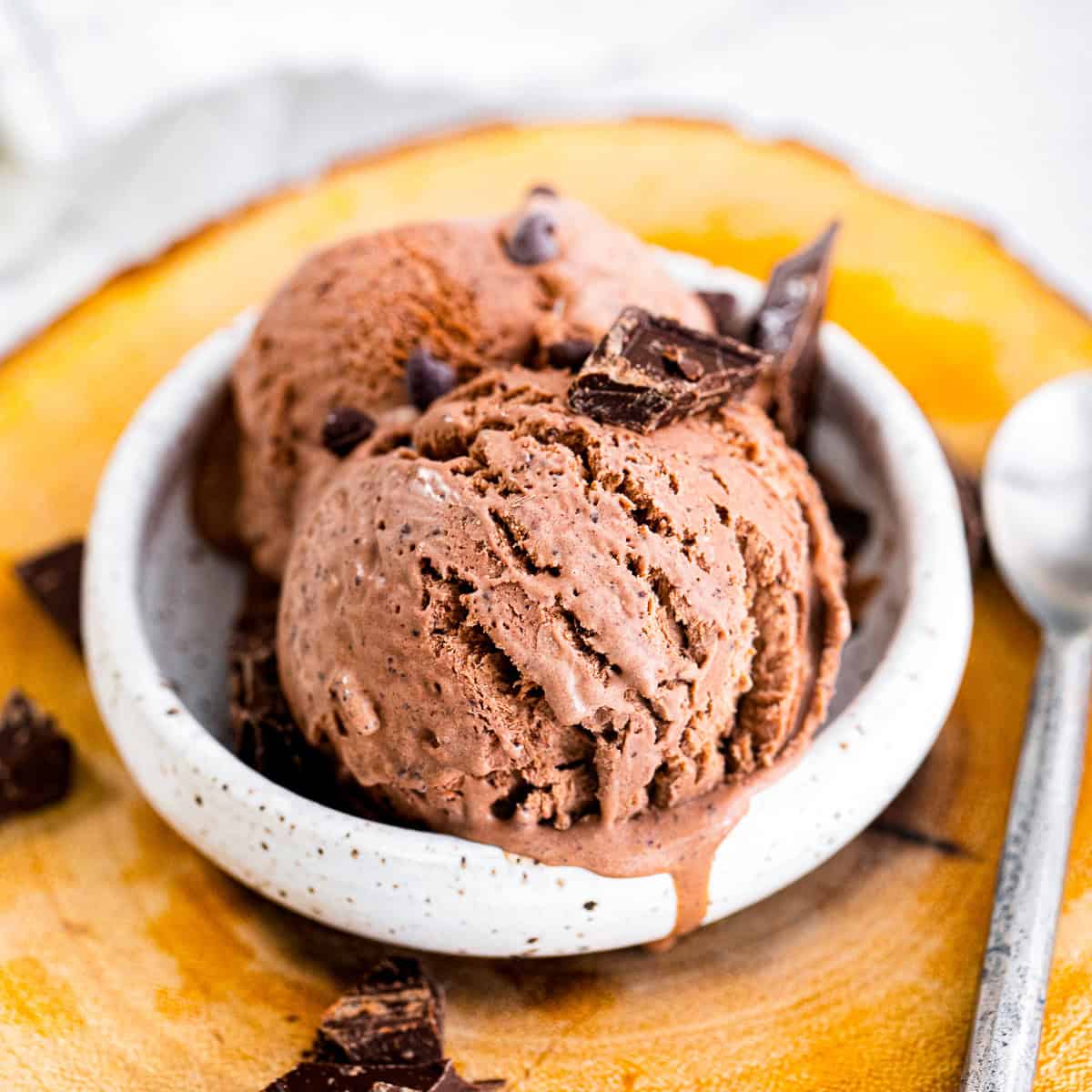 No Churn Chocolate Ice Cream Recipe