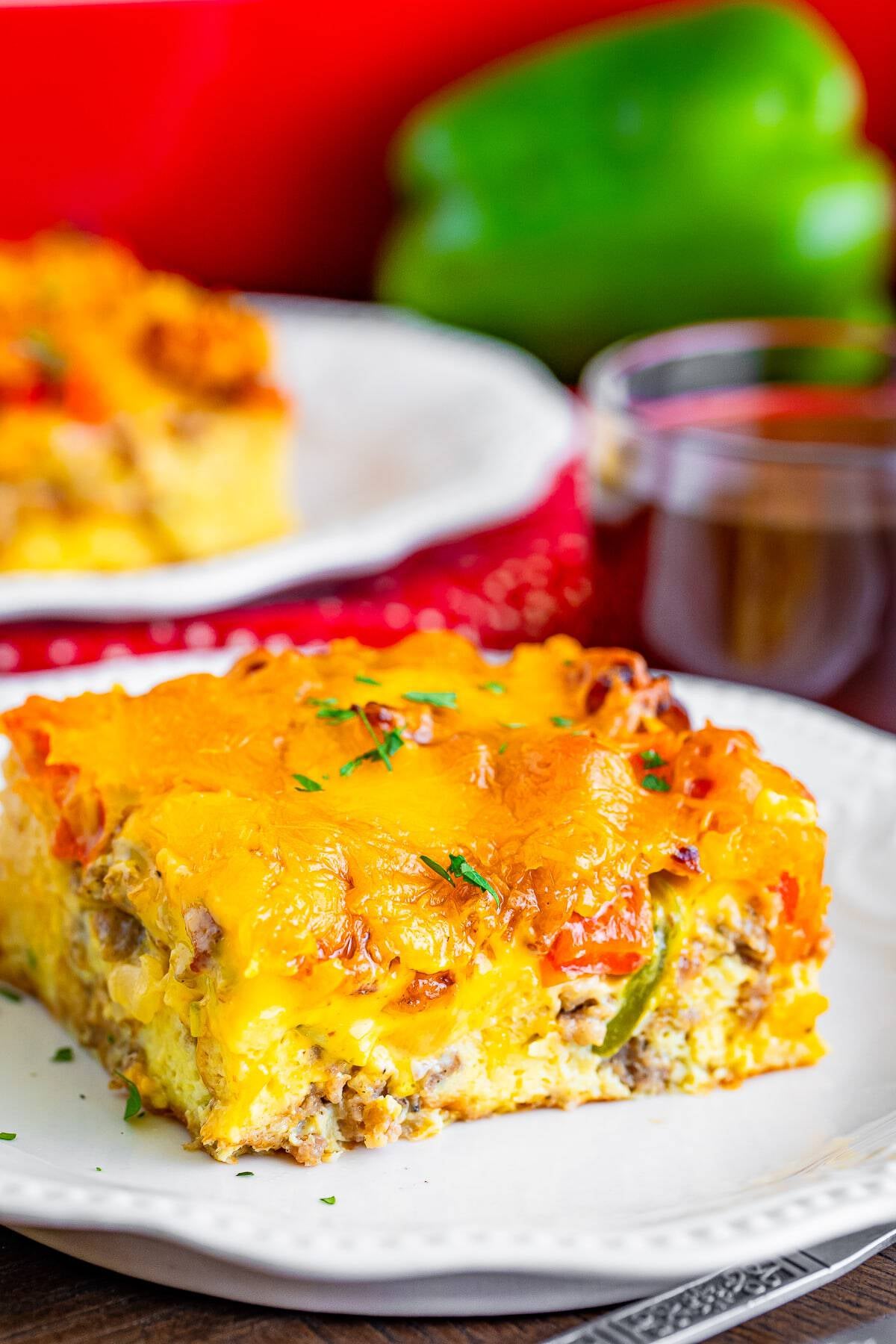 Christmas Breakfast Casserole (Overnight Recipe)