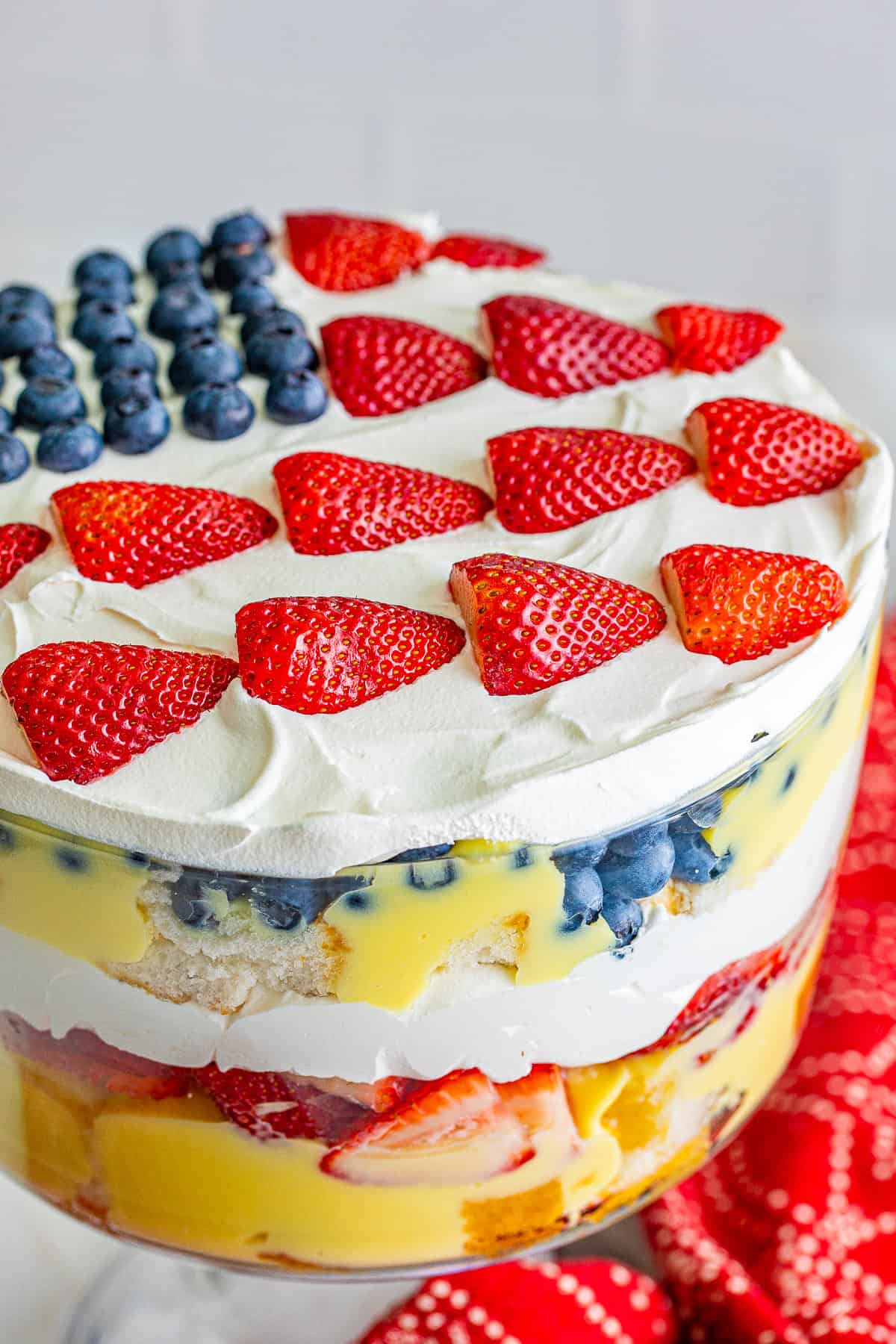 Berry 4th of July Trifle Recipe
