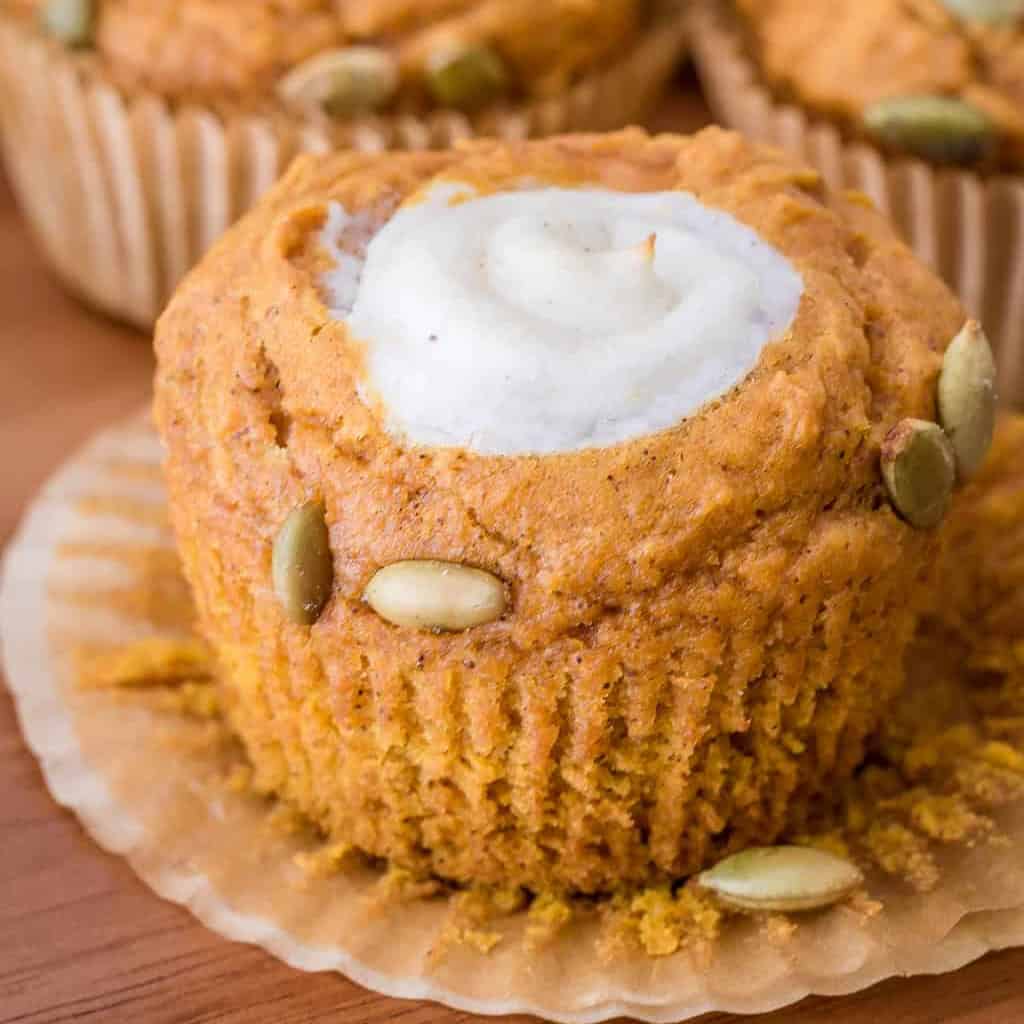 Pumpkin Cream Cheese Muffins (Starbucks Copycat!)
