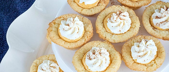 Pumpkin Cream Sugar Cookie Cups