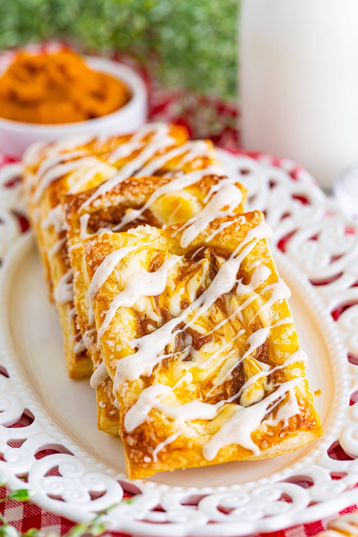 Easy Pumpkin Danish with Cream Cheese Recipe