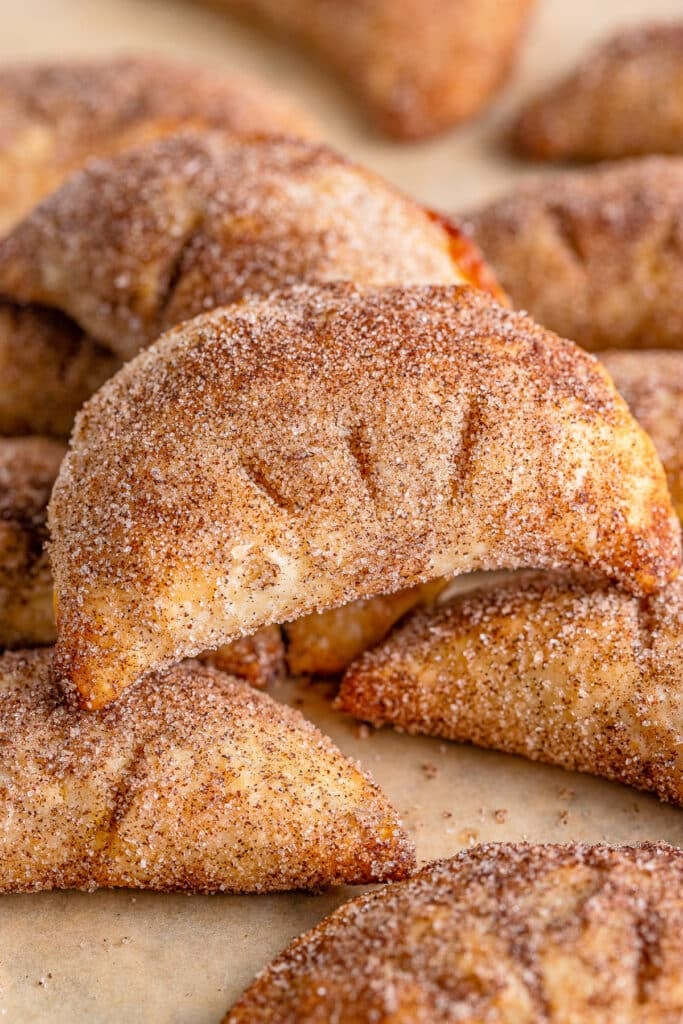 Mini Pumpkin Hand Pies with Cinnamon Sugar