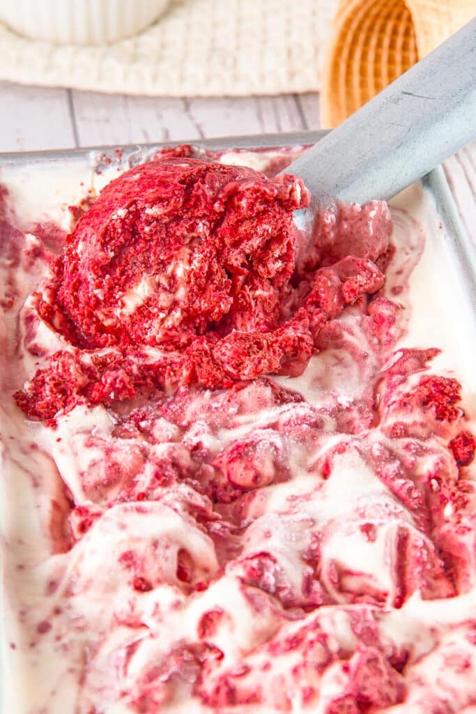 Homemade Red Velvet Ice Cream Recipe