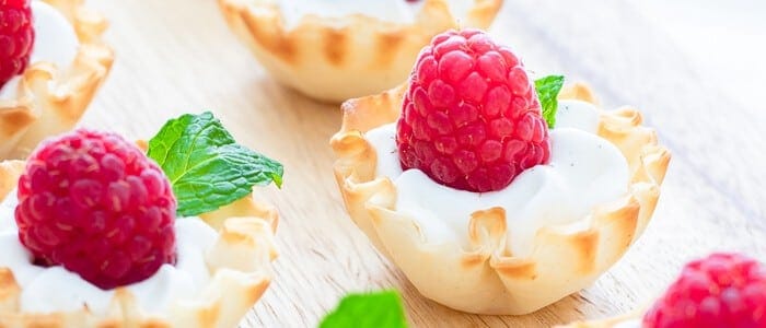 Raspberry Dessert Cups