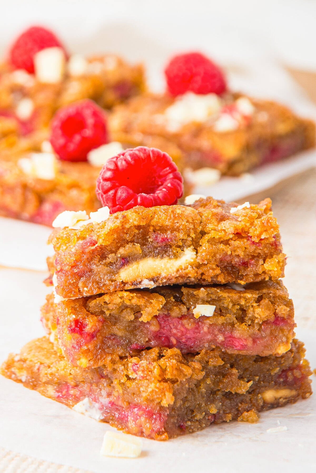 Raspberry White Chocolate Brownies Recipe