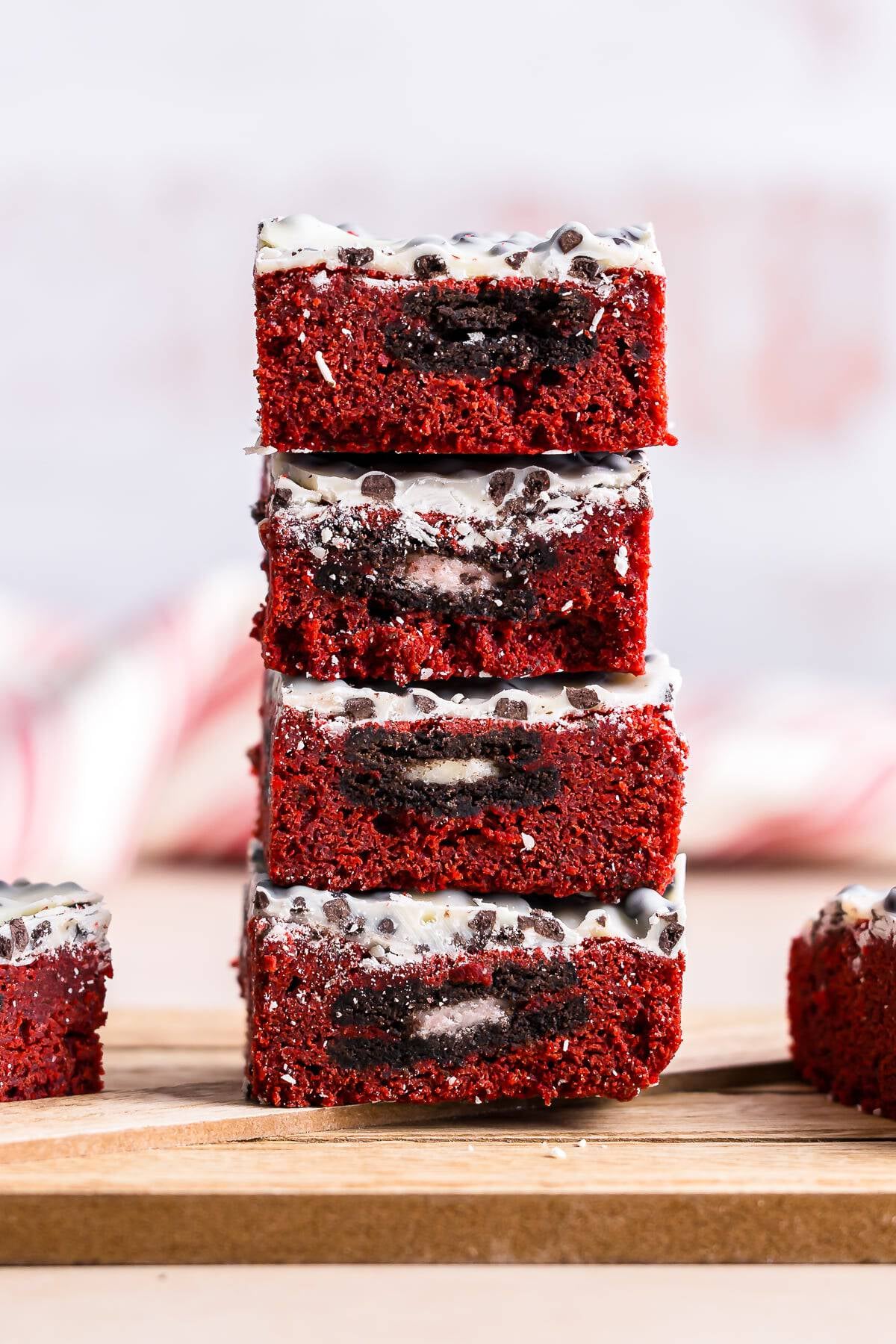 Red Velvet Cookies and Cream Brownies Recipe